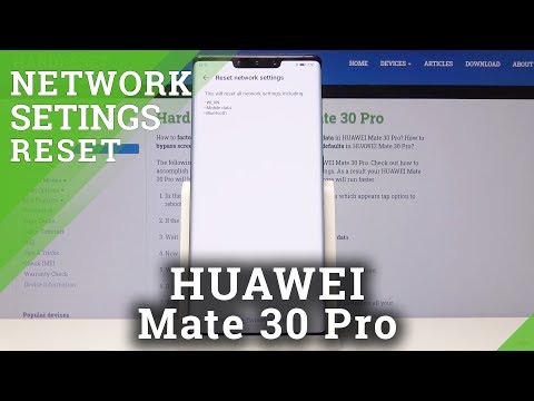 How to Reset Network Settings in HUAWEI Mate 30 Pro - Fix Network