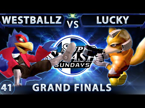 SSS 41 - Tempo Westballz (Falco) Vs. Lucky (Fox) SSBM Grand Finals - Smash Melee