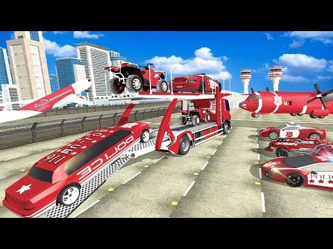 US Police Quad Bike Car Transporter (by Warrior Eagle) Android Gameplay [HD]