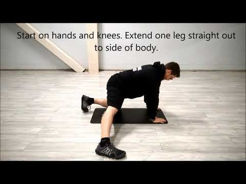 Hip Rock Backs with 1 Leg Extended