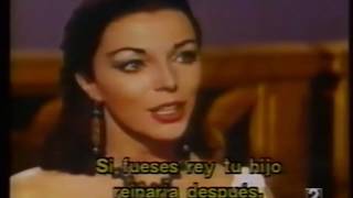 Test de cámara de Joan Collins para Cleopatra (Joan Collins Cleopatra screen test)