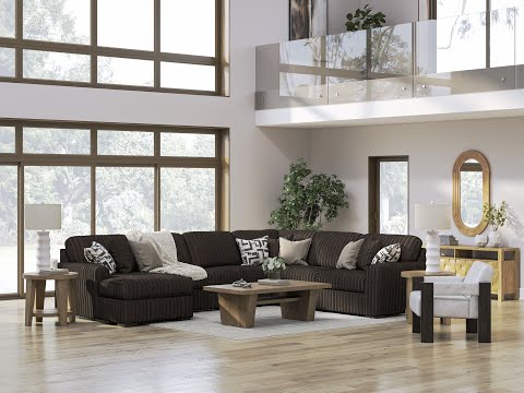 Midnight Madness Chocolate Brown Oversized Chaise From Ashley