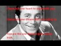Al Martino  - "I have But One Heart" (with lyrics)
