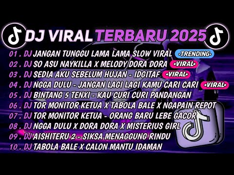 DJ TIKTOK TERBARU 2025🎵DJ JANGAN TUNGGU LAMA LAMA🎵DJ SO ASU NAYKILLA X MELODY DORA DORA | FULL ALBUM