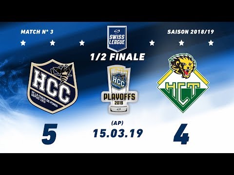 15.03.2019 Acte 3 demi-finale HC La Chaux-de-Fonds -  HC Thurgau (5-4) AP
