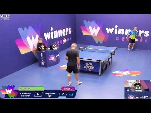WINners CUP table 2  29.09 Kolomiets Vladimir - Torgachev Igor 21:00