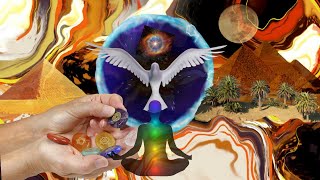 432Hz Sleep Meditation Music & Abstract Digital Procreate Pour Paintings with Healing Affirmations