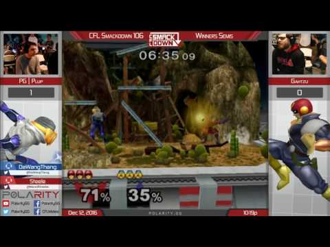 CFL Smackdown 106 Melee - PG Plup (Sheik) vs Gahtzu (Falcon) - Winners Semis