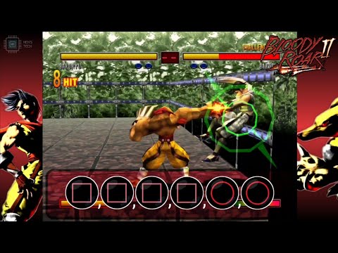 Bloody Roar 2 - Bakuryu Ultimate Combo Guide | HD 60 FPS