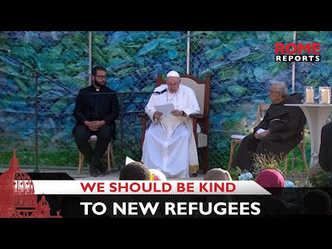 In Malta, #PopeFrancis invites refugees to be welcoming to others