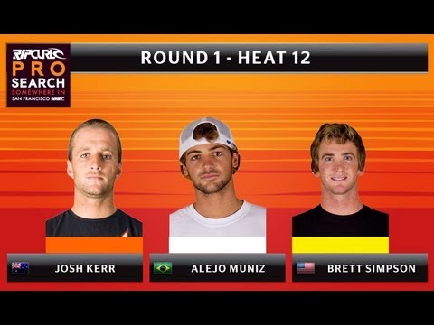 Round 1 - Heat 12: Kerr vs. Muniz vs. Simpson