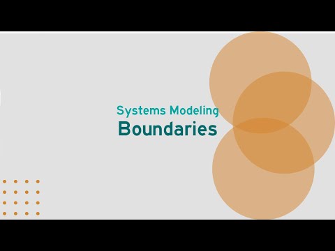Systems Modeling: Boundaries (Video 3 of 5)