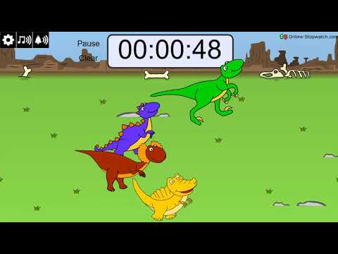 2 Minute Dinosaur Race Timer