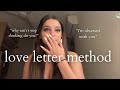 LOVE LETTER METHOD - manifest anyone overnight ❤️