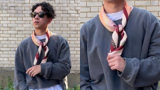 how to style the bandana (neckerchief/scarf)