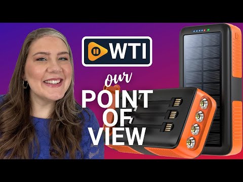 Solar Charger Power Bank 63200mAh - WTI product video review