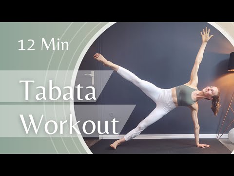 12 Min Tabata Workout - Intense Full Body Hiit - No Repeat - No Equipment