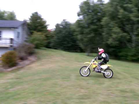 suzuki 85 yard jump HUGE AIR