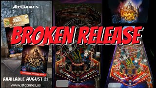 Broken! Magic Castle Deluxe Pinball Released on AtGames 4K Pinball!
