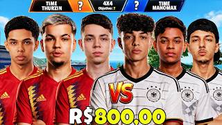 MANOMAX FOI FARPAR THUZIN NO APOSTADO E O IMPOSSIVEL ACONTECEU! 4V4 APOSTO RV!
