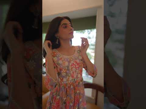 Psyna Chikankari Cotton Mal Wholesale Gown Catalog – product video thumbnail
