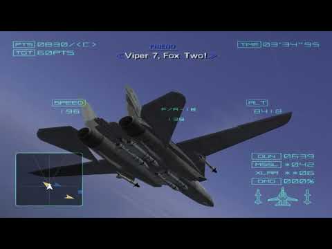 Ace Combat 4 Shattered Skies - No Commentary Playthrough - Mission 8 - Normal