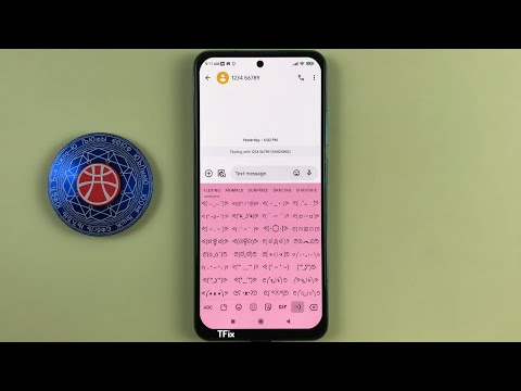 How to add the emoji switch key on the keyboard on Xiaomi Redmi Note 10 Android 11