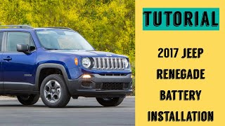 How to Install a 2017 Jeep Renegade Battery | Step by Step