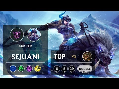 Sejuani Top vs Renekton - EUW Master Patch 9.13