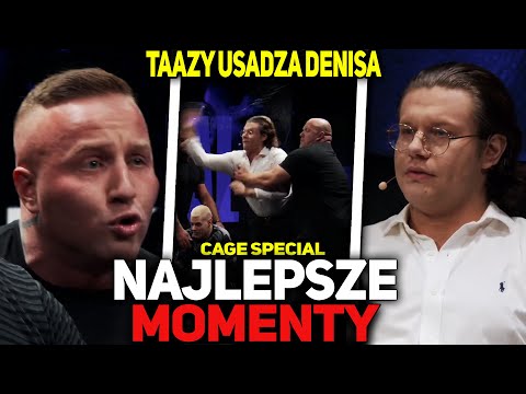 DENIS VS WSZYSCY - (Natan, Taazy, Don Diego, Denis) CAGE FAME - NAJLEPSZE MOMENTY
