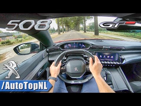 2019 Peugeot 508 GT First Edition 225HP POV Test Drive by AutoTopNL