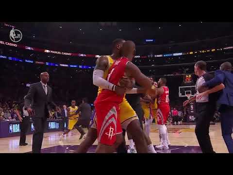 NBA brawl  - Chris Paul, Rajon Rondo and Brandon Ingram ejected