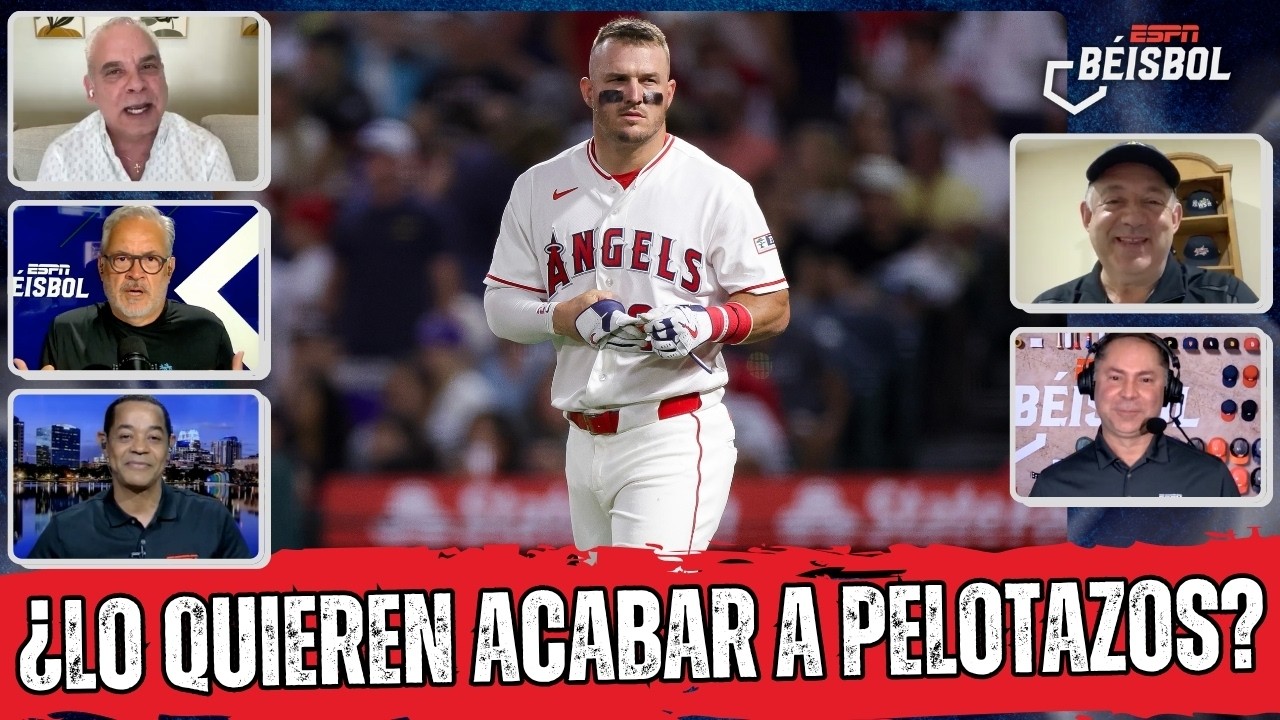 LOS PELOTAZOS a MIKE TROUT no SON CASUALIDAD y pueden ACABARLE la TEMPORADA | ESPN Beisbol