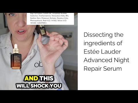Dissecting the ingredients of Estée Lauder Advanced Night Repair Serum 🌙