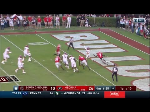 2017 USC vs Georgia - Hayden Hurst 23 Yd Reception