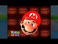 Super Mario 64 Game Over N64