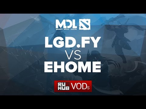 LGD.FY vs EHOME, MDL 2016. China Quals, game 3