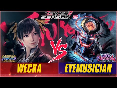 TEKKEN 8 SEASON 2 💥WECKA (XIAOYU) VS EYEMUSICIAN (YOSHIMITSU)💥 | TEKKEN 8 RANKED MATCHES