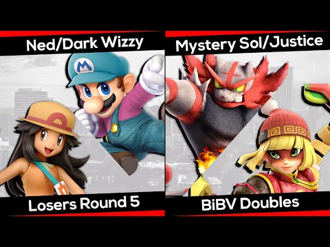 Ned/Dark Wizzy (PKMN Trainer/Mario) vs. Mystery Sol/Justice (Incineroar/Min Min) | BiBV LR5