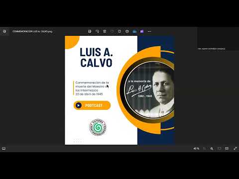 CONMEMORACION LUIS A CALVO