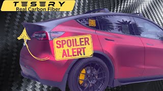 Tesery Spoiler Alert! The Best Carbon Fiber Mod for Your Tesla Model Y & Model 3!
