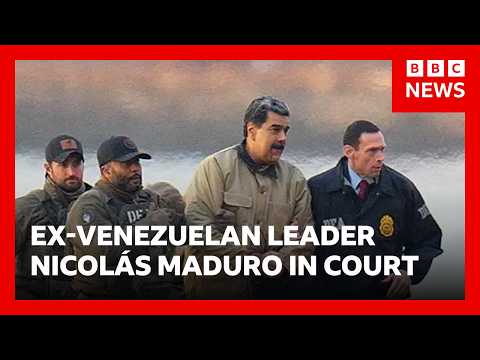 Ex-Venezuelan leader Nicolás Maduro seeks dismissal of narco-terrorism charges in court | BBC News