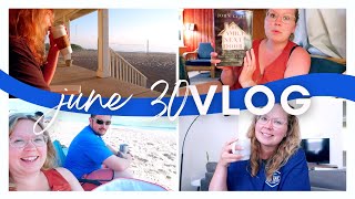 JUNE 30 VLOG | watching the sunrise, local coffee, disturbed by my current read + goodbye vlogs