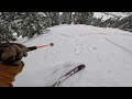 Alta Ski Area | Completely Socked In Epic Storm Skiing