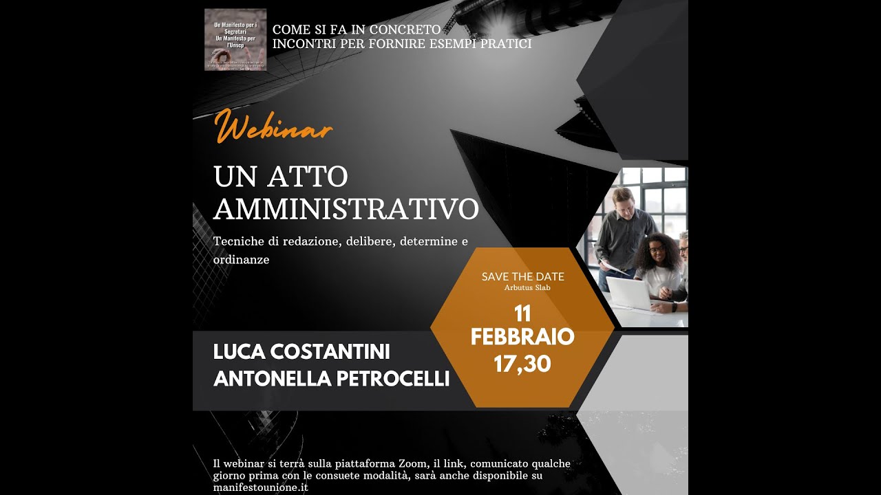 Come si fa un atto amministrativo - Tecniche di redazione di delibere, determine e ordinanze