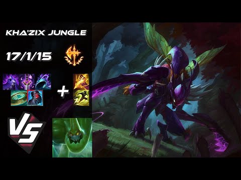 JUNGLE Kha'Zix vs Zac - NA Challenger Patch 25.S2.3