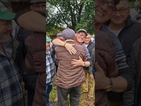 Recibimiento a Elías Cabral en Pdnte. Franco Alto Paraná