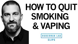 How to Quit Smoking, Vaping or Dipping Tobacco | Dr. Andrew Huberman