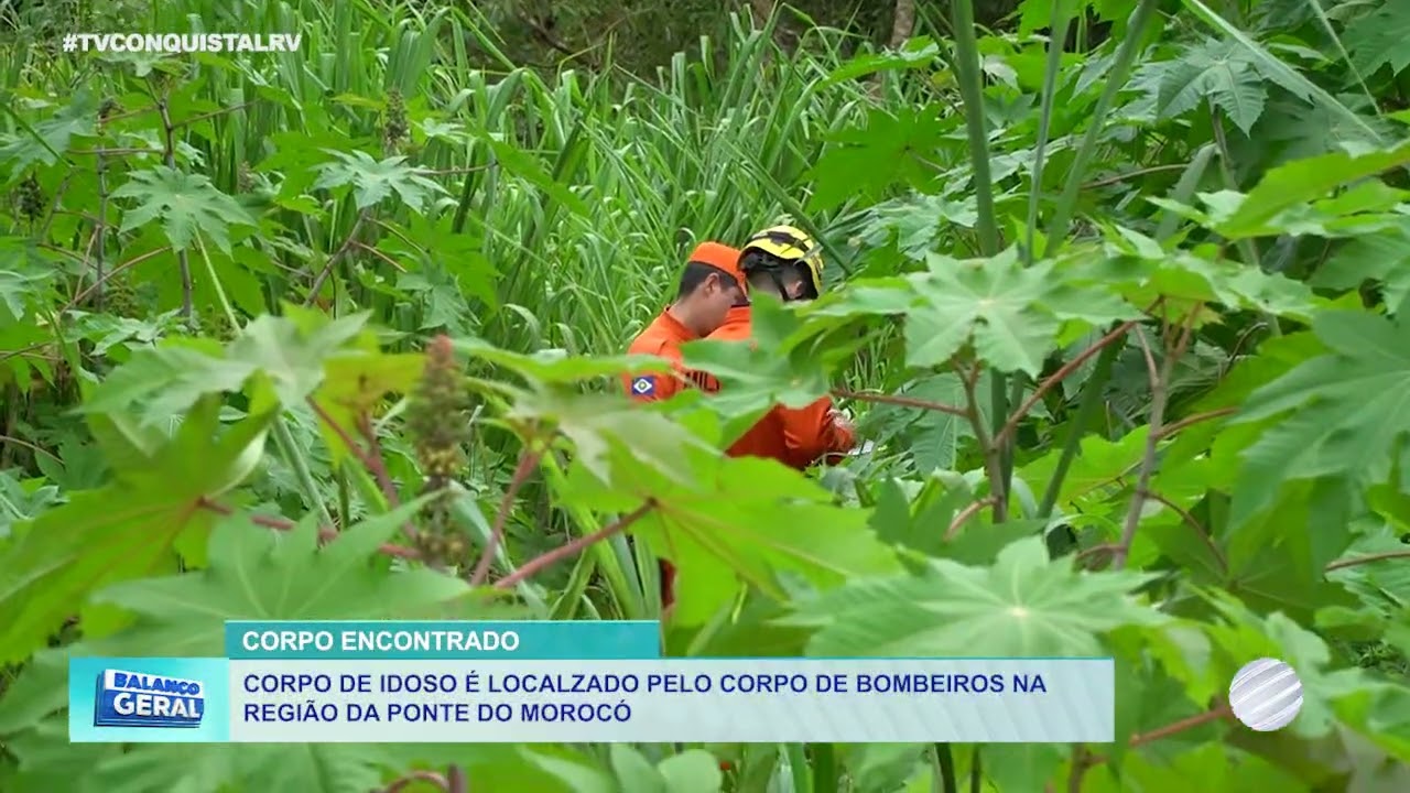 Corpo de idoso é localizado pelo Corpo de Bombeiros na região da Ponte do Morocó