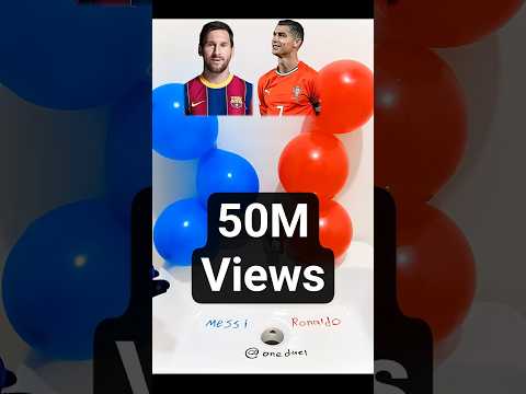 I reached millions of views so quickly!SOON😁 💪 Messi AND Ronaldo